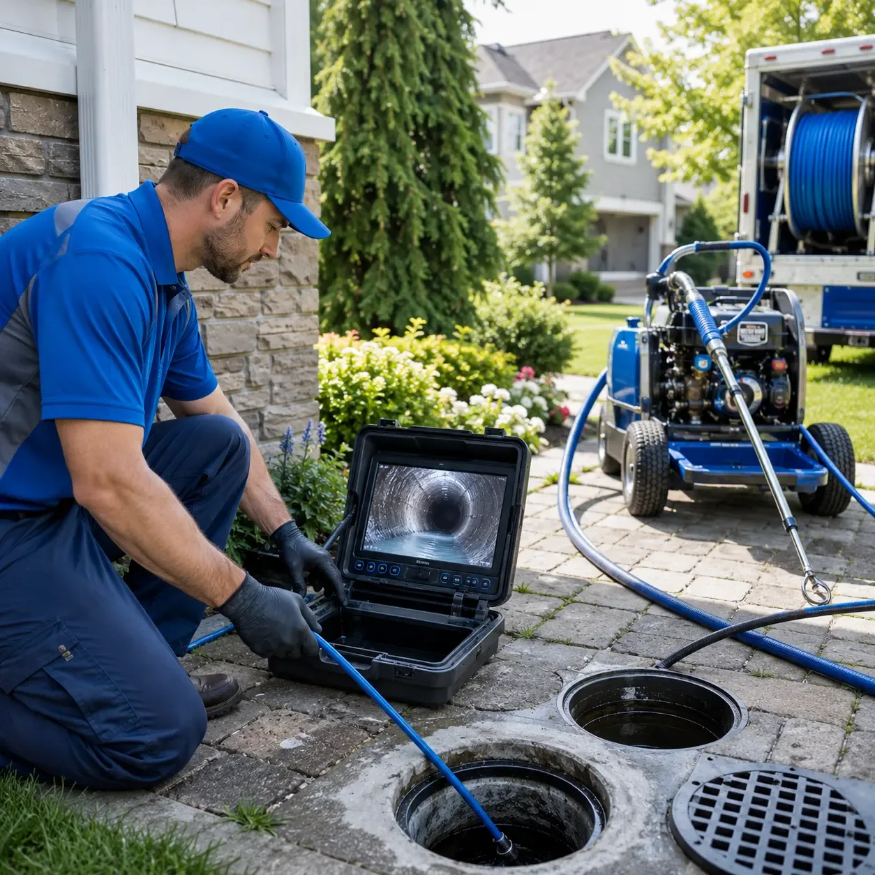 Outdoor drain cleaning professionals serving Veguita, NM